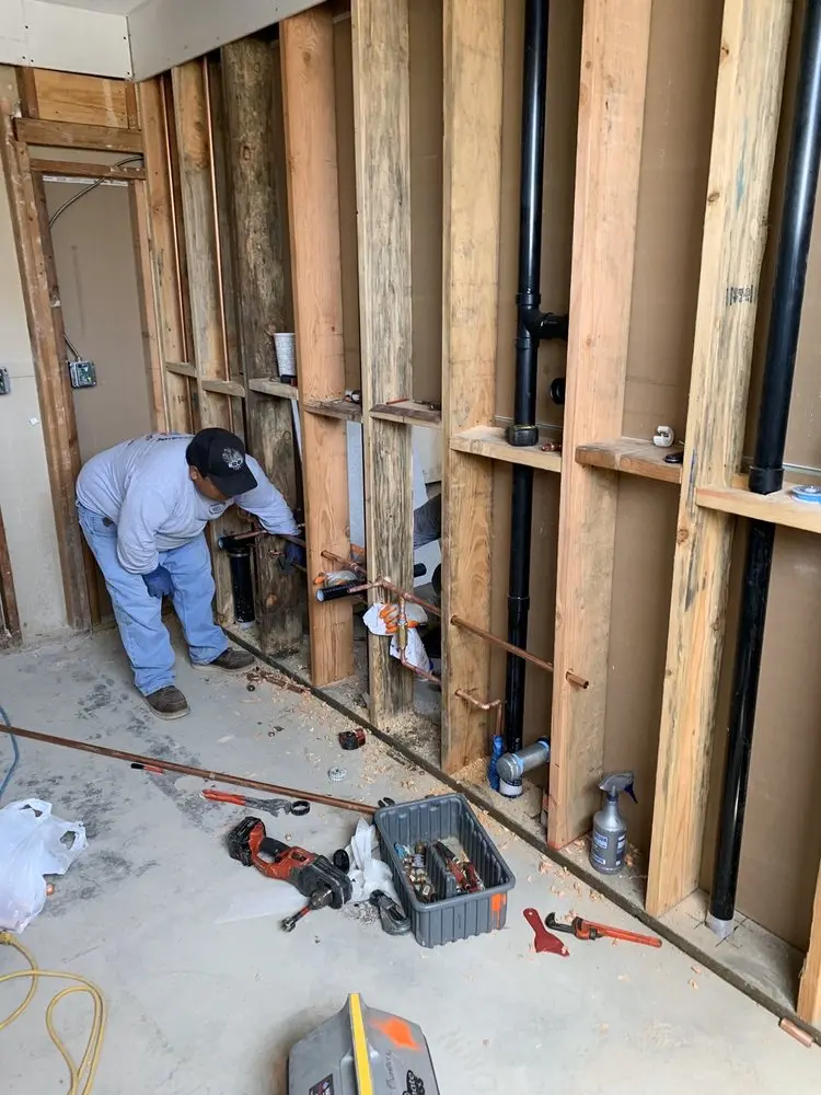 Commercial rough-in plumbing for Water Heater Replacement in Lindenhurst